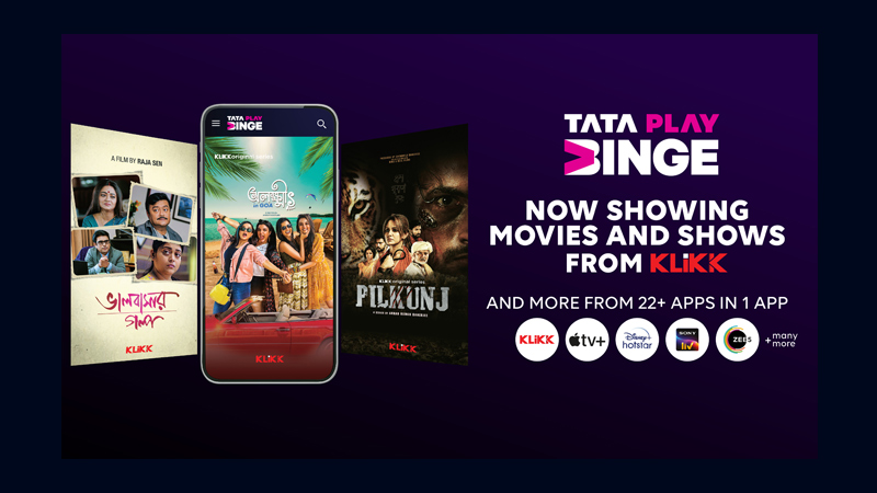Tata Play Binge partners with KLiKK
