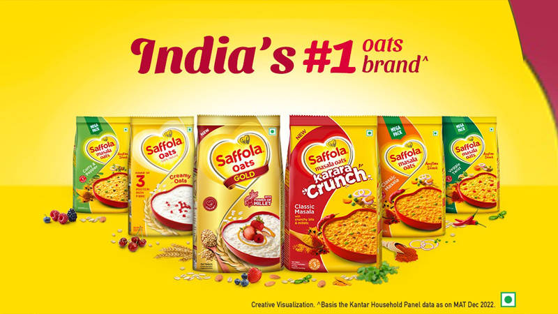 Saffola emerges as India’s number one oats brand