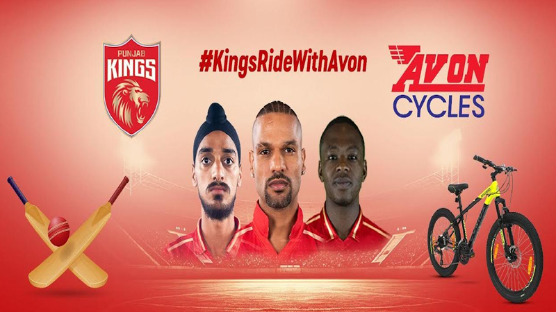 Avon Cycles partners with the Punjab Kings