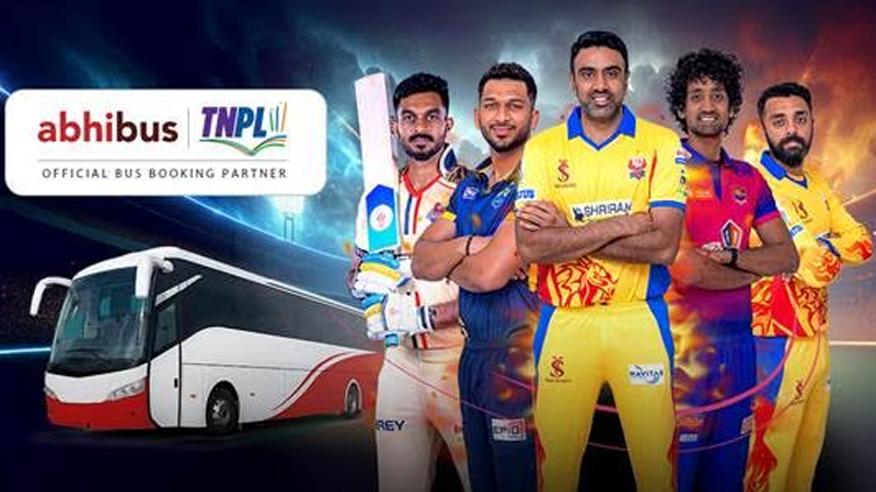AbhiBus joins Tamil Nadu Premier League 2025 as official bus booking partner