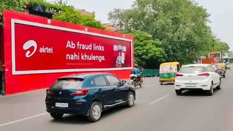 Airtel goes big on blocking fraud with OOH blitz