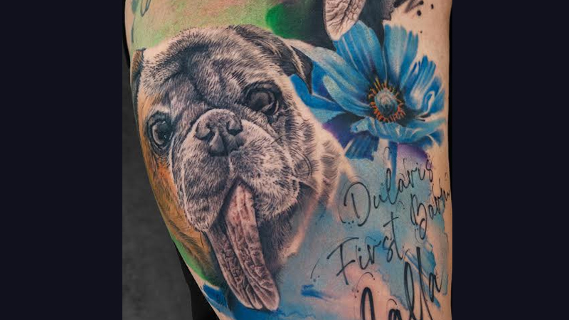 Pawtrait mode on as tattoos go furry and feel-good