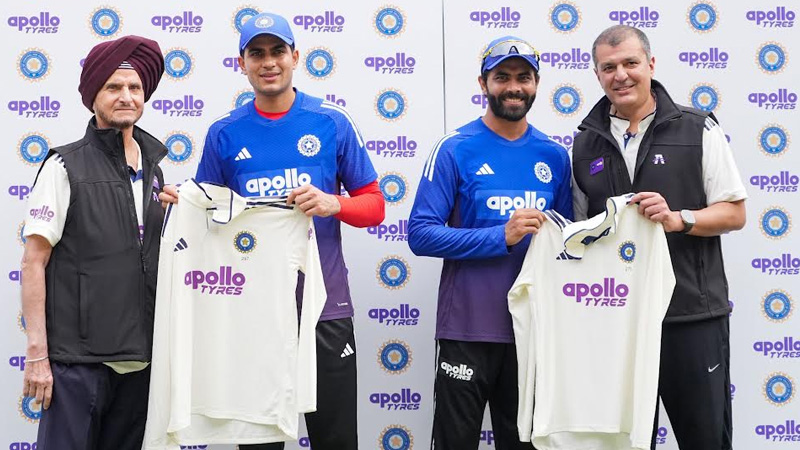 Apollo Tyres hits a six with Indian cricket jersey debut