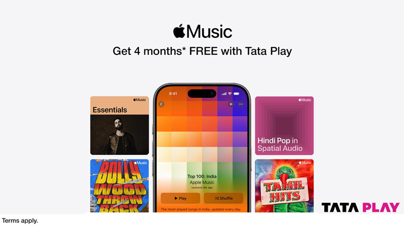 Tata Play strikes the right chord with Apple Music offer for users