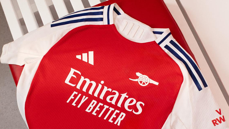 The cannon returns as Adidas and Arsenal unveil home kit for 2024/25