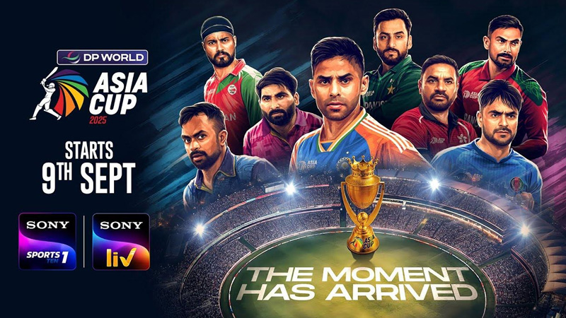 Sony swings for six with full throttle Asia Cup 2025 broadcast blitz