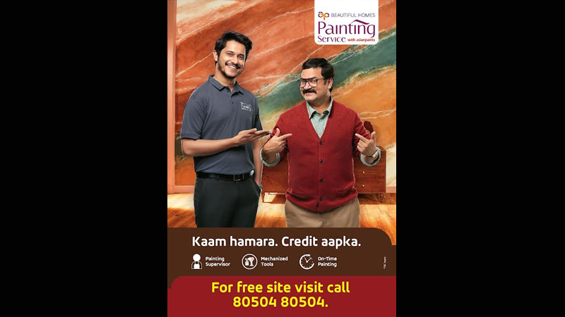 Asian Paints rolls out “Kaam Hamara. Credit Aapka.” campaign