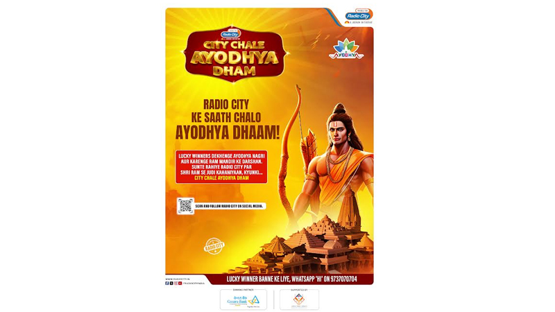 Radio City launches “City Chale Ayodhya Dham” campaign