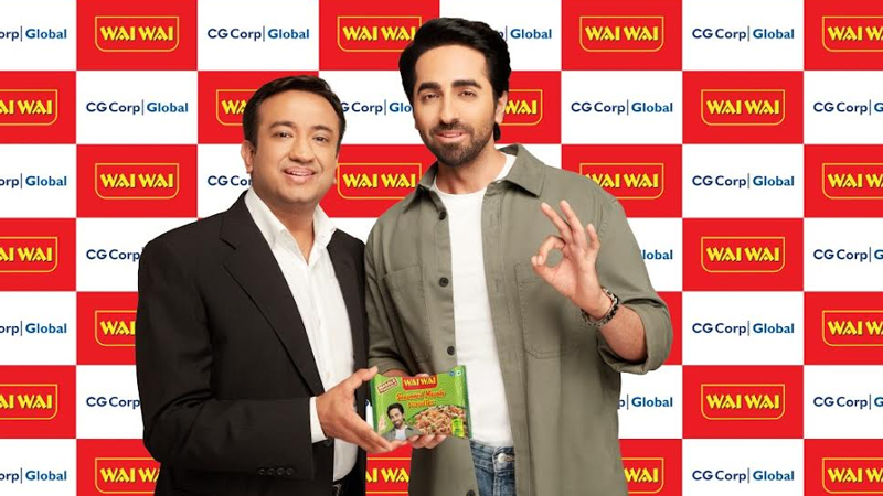 Ayushmann Khurrana unveils CG Foods Delicious WAI WAI Noodle Flavors