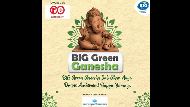 Big FM’s purpose-driven initiative Big Green Ganesha marks 17 years of sustainable festivities!