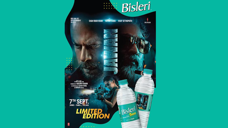 Bisleri Bolsters limited edition packs nationwide with ‘Jawan’ film partnership