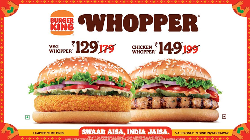 Burger King India’s new TVC celebrates Whopper for all tastes!