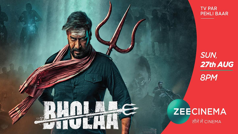 Experience Ajay Devgn’s power in ‘Bholaa’ world TV premiere on 27 Aug on Zee Cinema
