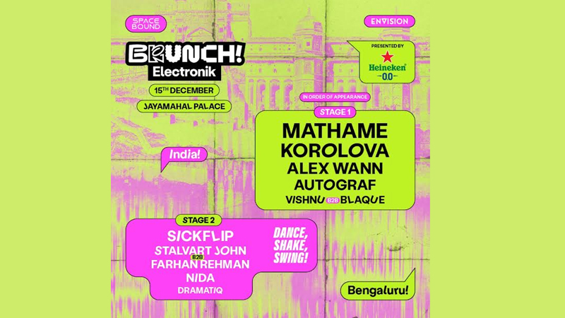 Brunch Electronik makes its Indian debut with Mathame and Korolova