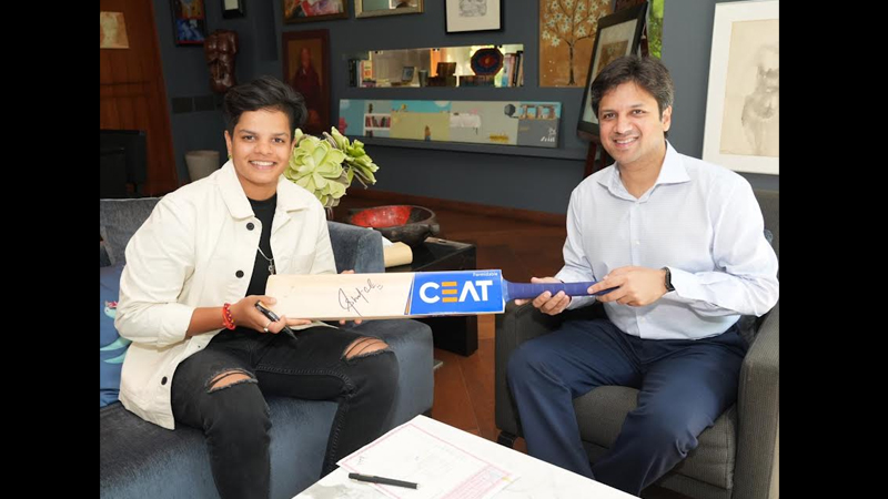 CEAT signs on cricketing sensation Shafali Verma as brand ambassador