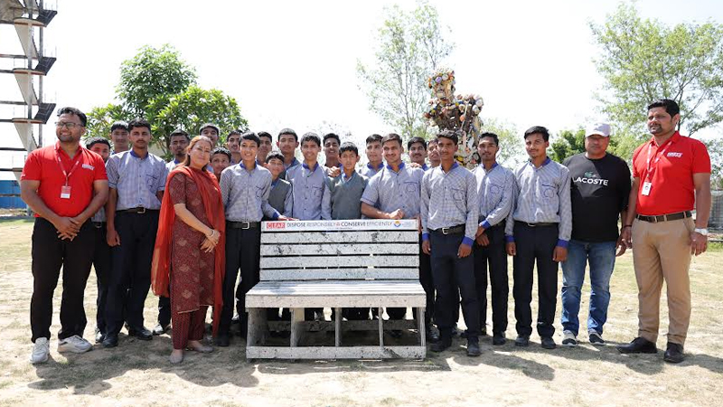 Clear Premium Water turns plastic waste into Benches at National Games