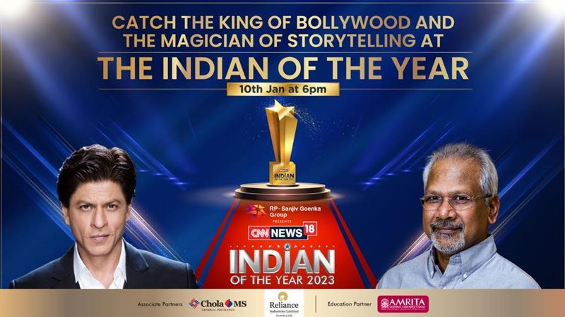 SRK, Mani Ratnam among prominents to be at ‘CNN-News18 Indian of the Year’ awards
