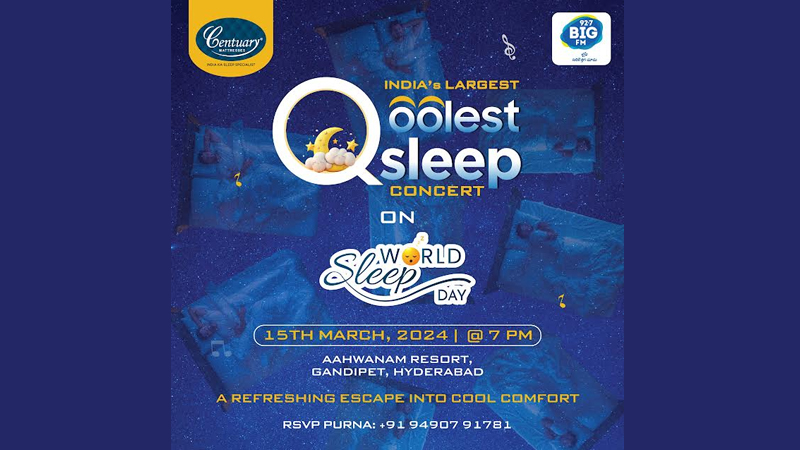 Centuary Mattress hosts India’s largest Qoolest sleep concert