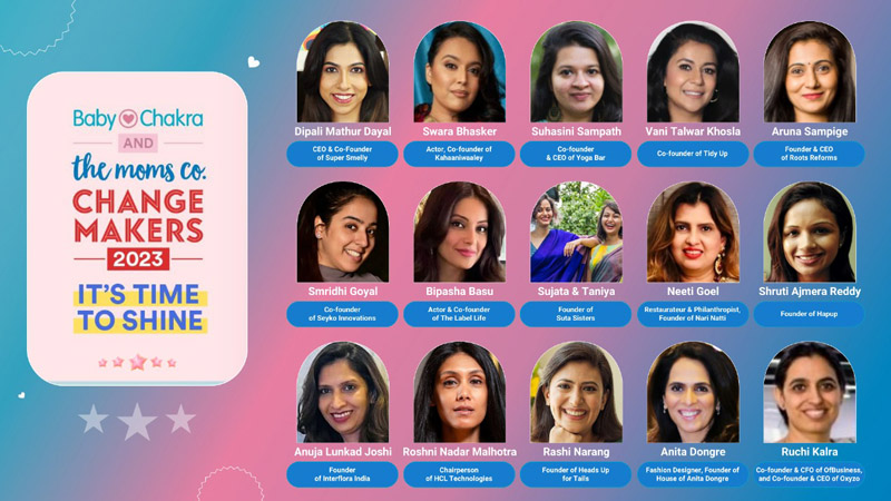 BabyChakra and The Moms Co. unveil #ChangeMakers 2023