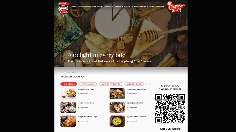 Times Network, Britannia, and Mindshare launch content hub ‘Cheeseitup.in’