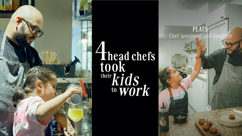 Chefs stir up more than just saucepans as their little sous chefs join the kitchen crew