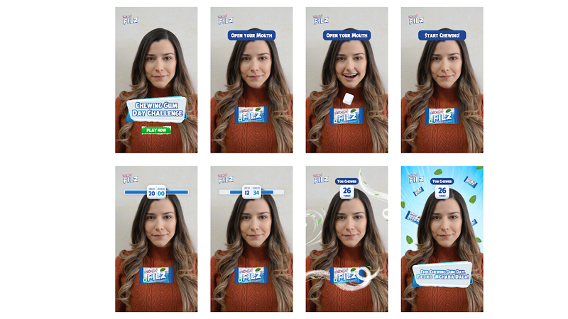 Chingles Filz Gum teams up with Snapchat for interactive AR ‘Chewing Gum Day’ game