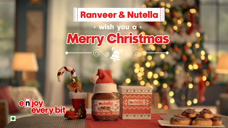 Ranveer Singh and Nutella wish you a Merry Christmas!