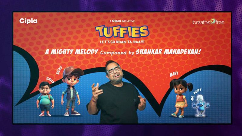 Cipla launches a song with Shankar Mahadevan for the Tuffies campaign