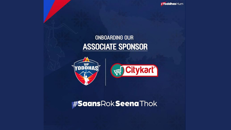 Citykart sponsors UP Yoddhas for this season’s Pro Kabaddi League