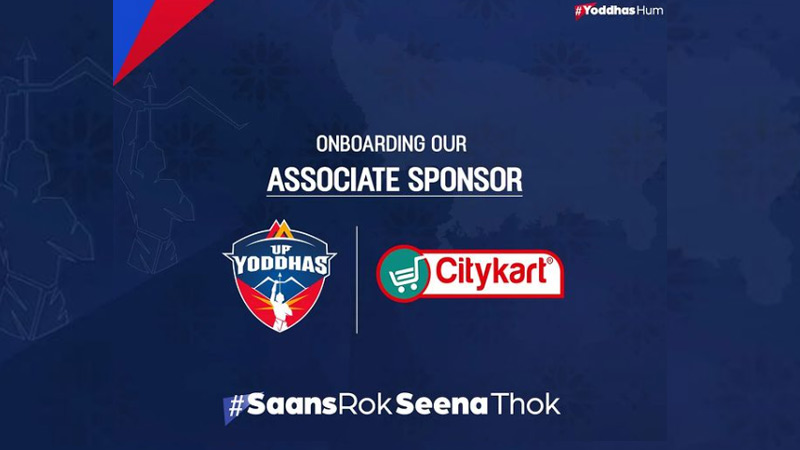 Citykart sponsors UP Yoddhas for this season’s Pro Kabaddi League