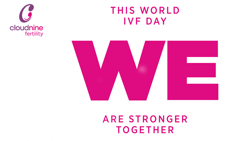 Cloudnine shows IVF takes a team with #StrongerTogether campaign