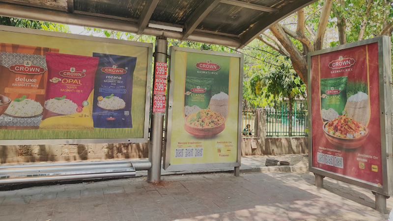 Crown Rice turns Delhi’s daily traffic into a billboard of basmati-powered bliss