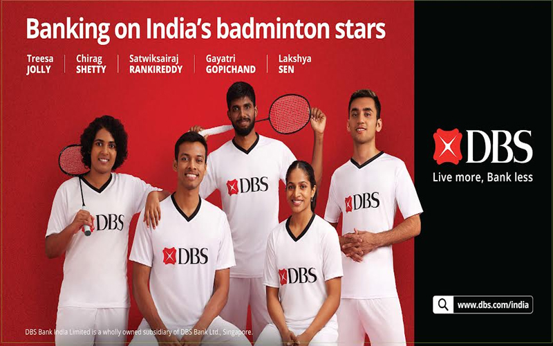 DBS Bank India is banking on India’s badminton stars!