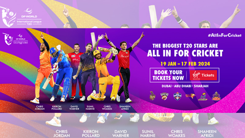 Match tickets for DP World ILT20 Season 2 launched