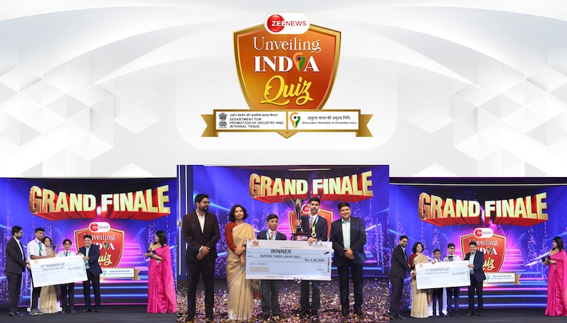 Zee Media announces winners of Unveiling India Quiz