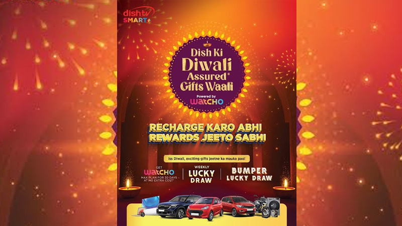 Dish TV celebrates this Diwali with one crore families with assured gifts