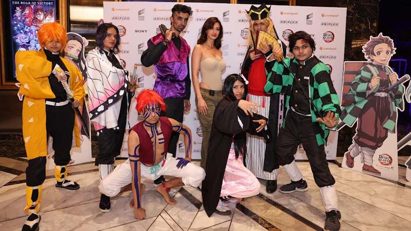 Disha Patani joins 250 plus Anime fans in Mumbai for “Demon Slayer: Kimetsu no Yaiba -To the Hashira Training” advance screening