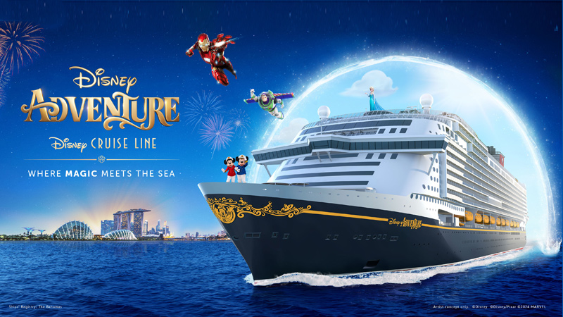 Disney Cruise Line creating ultimate holiday destination onboard the Disney Adventure
