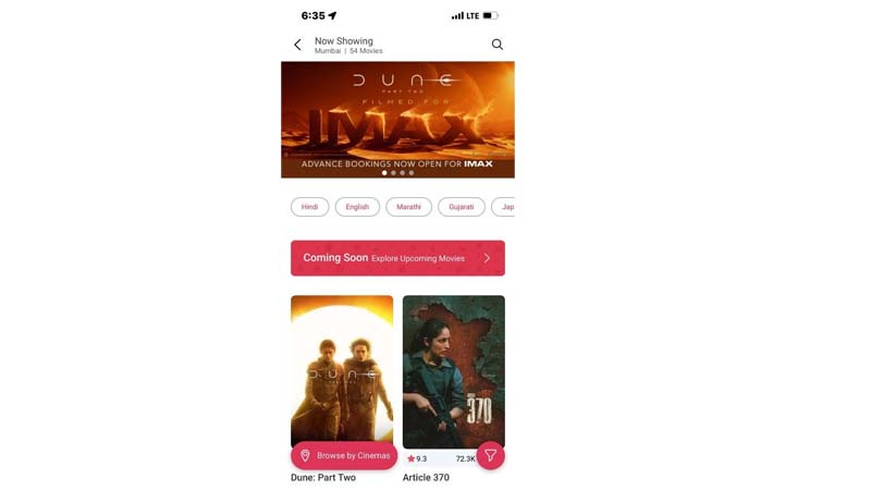 IMAX and BookMyShow announce new digital collaboration for premium entertainment seekers in India
