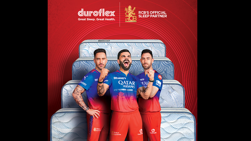 Duroflex teams up with Royal Challengers Bengaluru as Official Partner for T20 Season 2024
