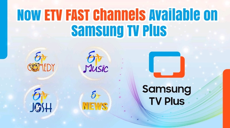 Samsung TV Plus adds four ETV network Telugu channels