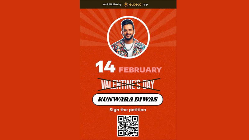 Eloelo App launches anti-Valentine’s digital campaign #KunwaraDiwas