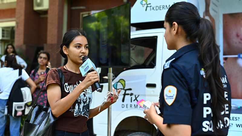 Fixderma’s Pimple Police goes on patrol to crack down on breakouts in colleges