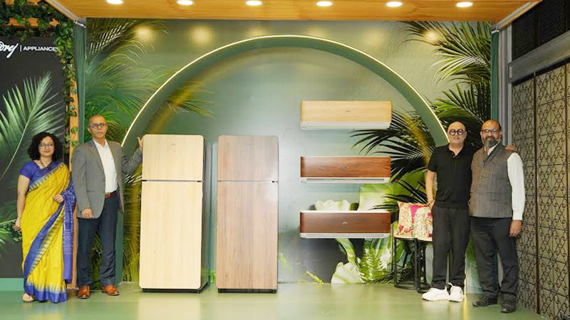 Godrej Appliances rides on design innovation- launches wood-finish, nature-inspired ACs & Refrigerators