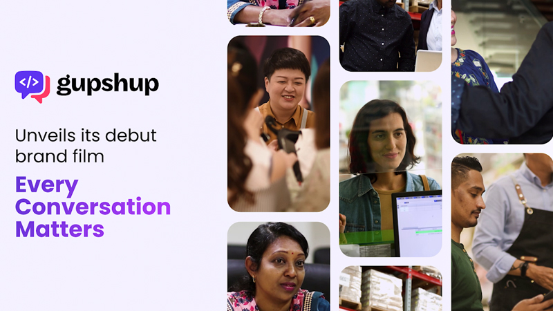 Gupshup launches debut brand film as part of #EveryConversationMatters campaign