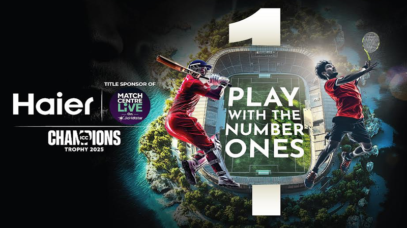 Haier India becomes title sponsor for Match Centre Live at Champions Trophy 2025