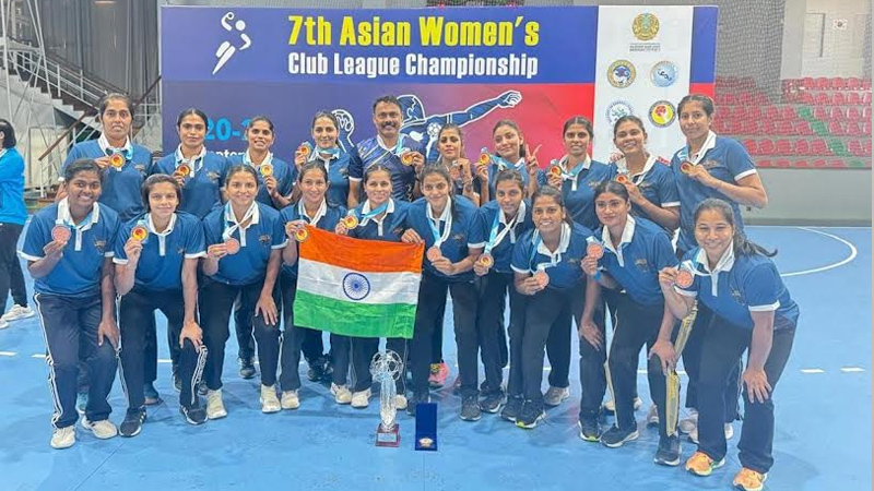 India wins bronze at Asian Women’s Club League Handball Championship