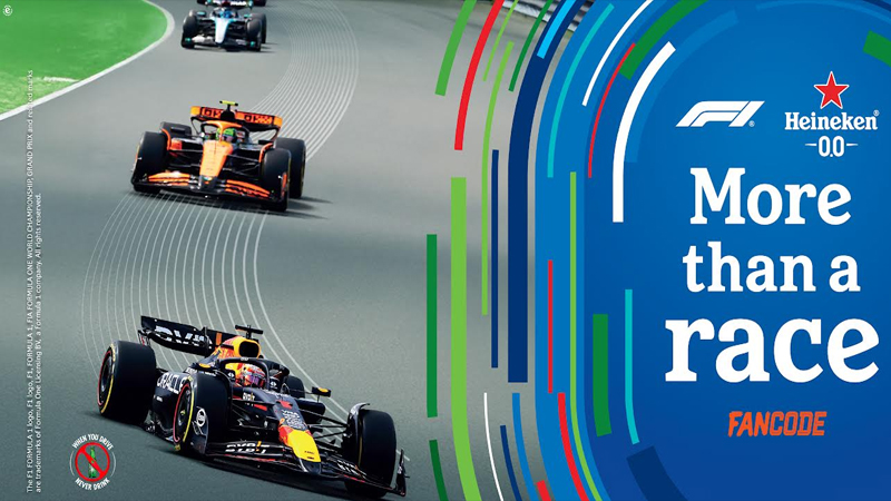 Heineken 0.0 fuels India’s Formula 1 fan rush