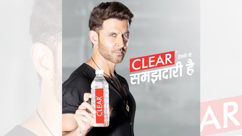 CLEAR Premium Water is Hrithik Roshan’s clear choice