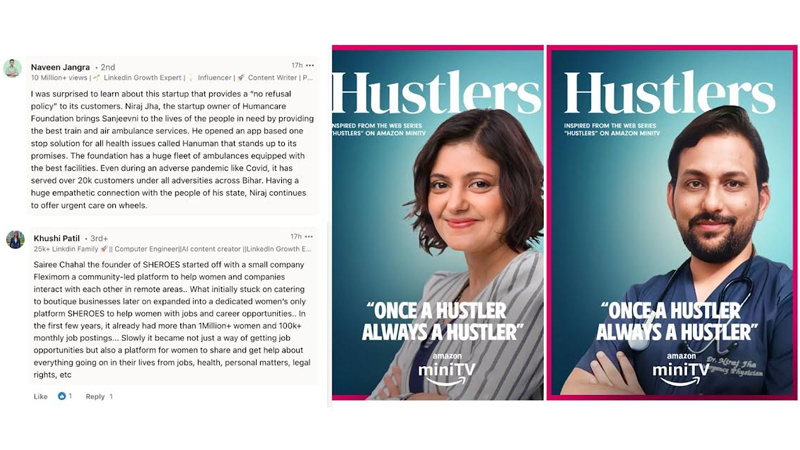 Amazon miniTV’s Hustlers: Jugaad Ka Khel inspires real-life ‘Hustlers’ to share their success stories